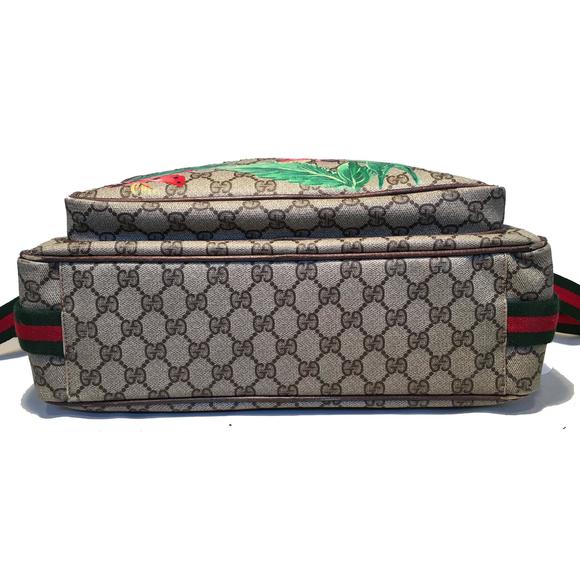 GUCCI Vintage Monogram Customized Ladybug Reporter Messenger Shoulder Bag - Picture 5 of 9